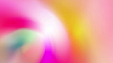 Tatlı ve parlak renkler yavaşça birbirine karışır..