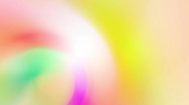 Tatlı ve parlak renkler yavaşça birbirine karışır..