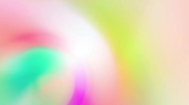 Tatlı ve parlak renkler yavaşça birbirine karışır..