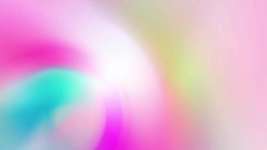 Tatlı ve parlak renkler yavaşça birbirine karışır..