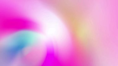 Tatlı ve parlak renkler yavaşça birbirine karışır..