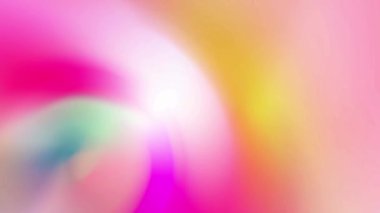 Tatlı ve parlak renkler yavaşça birbirine karışır..