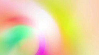 Tatlı ve parlak renkler yavaşça birbirine karışır..