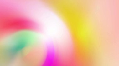 Tatlı ve parlak renkler yavaşça birbirine karışır..