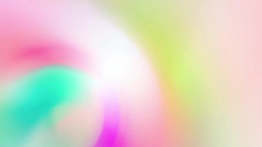 Tatlı ve parlak renkler yavaşça birbirine karışır..