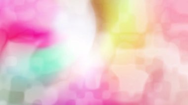 Tatlı ve parlak renkler yavaşça birbirine karışır..