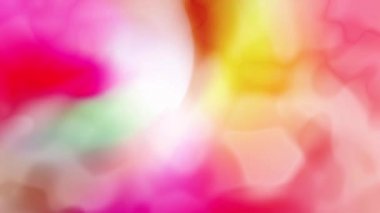 Tatlı ve parlak renkler yavaşça birbirine karışır..