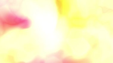 Tatlı ve parlak renkler yavaşça birbirine karışır..