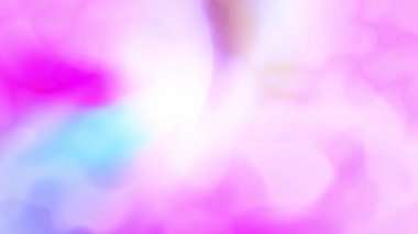 Tatlı ve parlak renkler yavaşça birbirine karışır..