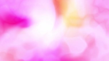 Tatlı ve parlak renkler yavaşça birbirine karışır..