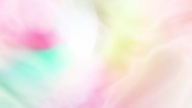 Tatlı ve parlak renkler yavaşça birbirine karışır..