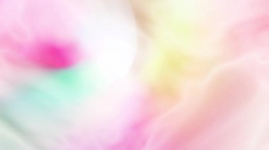 Tatlı ve parlak renkler yavaşça birbirine karışır..