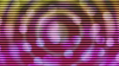 Devamlı hareket eden dairesel ışık dalgalı eğrilerle arka planda görünüyor.