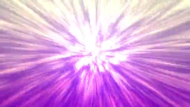 Een Continue Stroom Van Lichtstralen Uit Het Centrum Ziet Stijlvol — Stockvideo