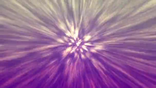 Flusso Continuo Raggi Luce Fuori Dal Centro Sembra Elegante Bello — Video Stock