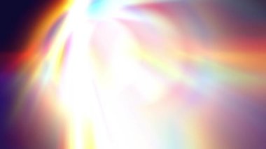 Işın sürekli yayılıyor, parlak ve güzel görünüyor..