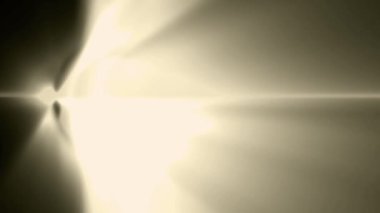 Işın sürekli yayılıyor, parlak ve güzel görünüyor..