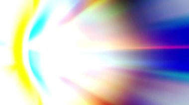 Işın sürekli yayılıyor, parlak ve güzel görünüyor..