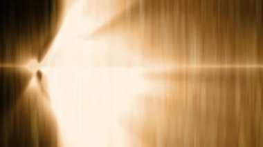 Işın sürekli yayılıyor, parlak ve güzel görünüyor..