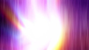 Işın sürekli yayılıyor, parlak ve güzel görünüyor..