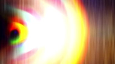 Işın sürekli yayılıyor, parlak ve güzel görünüyor..