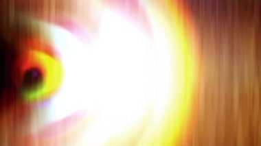 Işın sürekli yayılıyor, parlak ve güzel görünüyor..