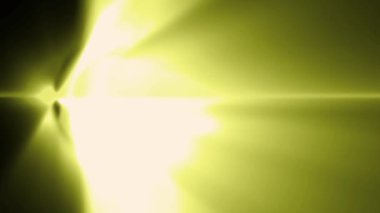 Işın sürekli yayılıyor, parlak ve güzel görünüyor..