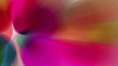 Renkli bir ışık demeti yavaşça hareket ediyor