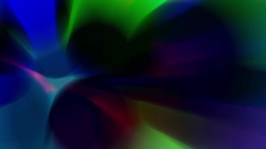 Renkli bir ışık demeti yavaşça hareket ediyor