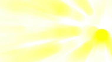 Renkli bir ışık demeti yavaşça hareket ediyor