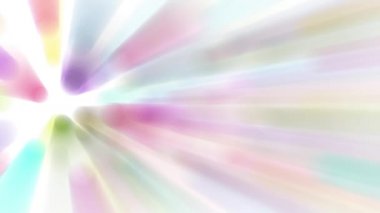 Renkli bir ışık demeti yavaşça hareket ediyor