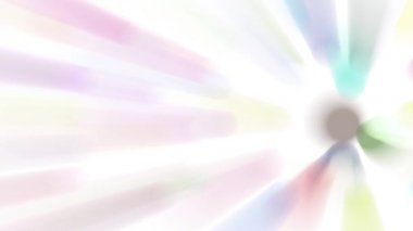 Renkli bir ışık demeti yavaşça hareket ediyor