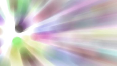Renkli bir ışık demeti yavaşça hareket ediyor