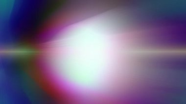 Renkli bir ışık demeti yavaşça hareket ediyor