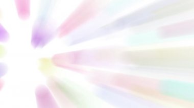 Renkli bir ışık demeti yavaşça hareket ediyor