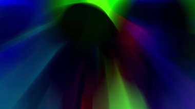 Renkli bir ışık demeti yavaşça hareket ediyor