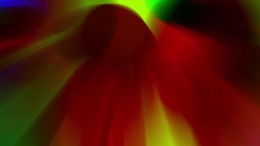 Renkli bir ışık demeti yavaşça hareket ediyor