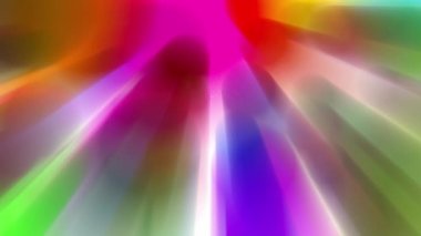Renkli bir ışık demeti yavaşça hareket ediyor