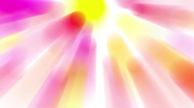 Renkli bir ışık demeti yavaşça hareket ediyor