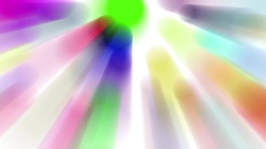 Renkli bir ışık demeti yavaşça hareket ediyor