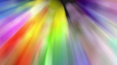 Renkli bir ışık demeti yavaşça hareket ediyor