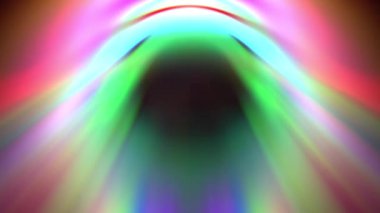 Renkli bir ışık demeti yavaşça hareket ediyor