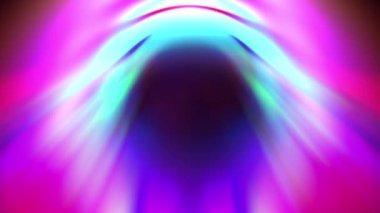 Renkli bir ışık demeti yavaşça hareket ediyor