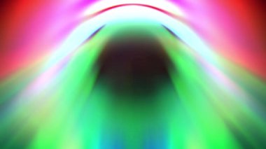 Renkli bir ışık demeti yavaşça hareket ediyor