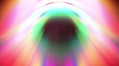 Renkli bir ışık demeti yavaşça hareket ediyor