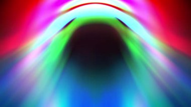 Renkli bir ışık demeti yavaşça hareket ediyor