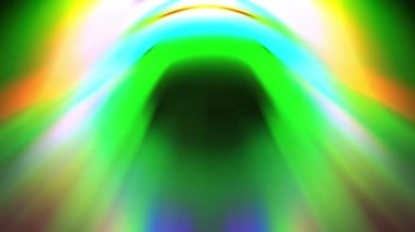 Renkli bir ışık demeti yavaşça hareket ediyor