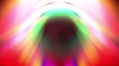 Renkli bir ışık demeti yavaşça hareket ediyor