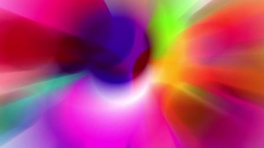 Renkli bir ışık demeti yavaşça hareket ediyor