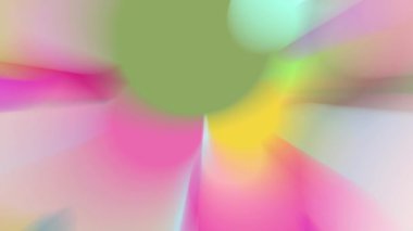 Renkli bir ışık demeti yavaşça hareket ediyor